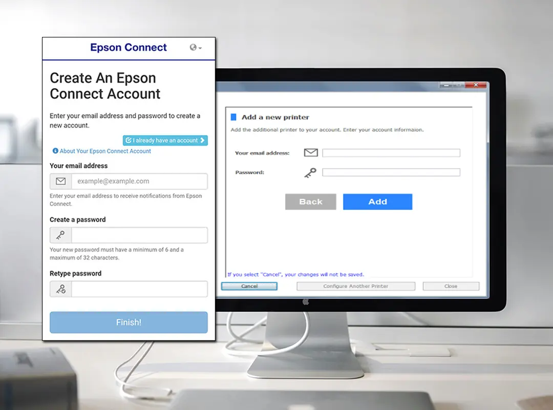 Registering a Printer from Your Computer
