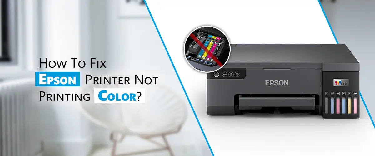 epson printer not printing color