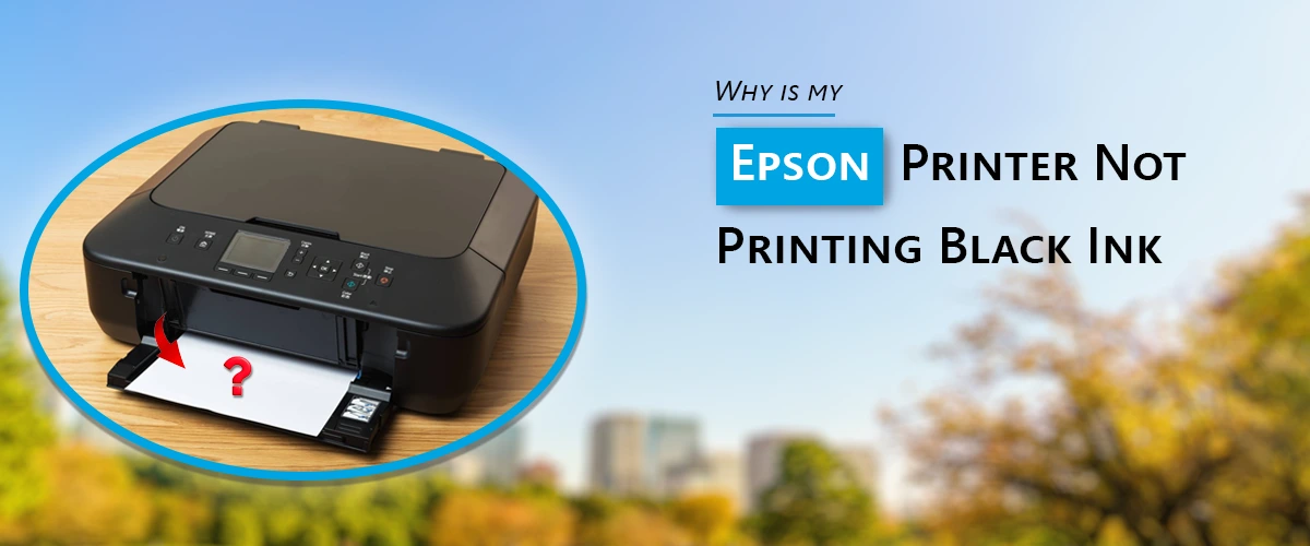 Why is my Epson Printer Not Printing Black Ink? 