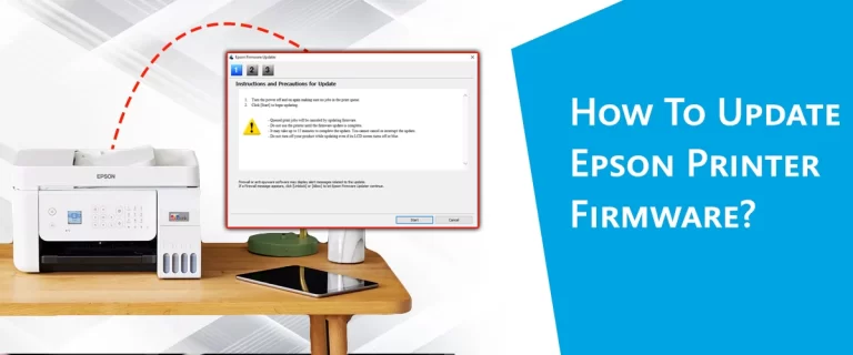 How To Update Epson Printer Firmware?